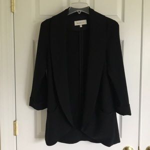 Daniel Rainn Black Long 3/4 Sleeve Blazer